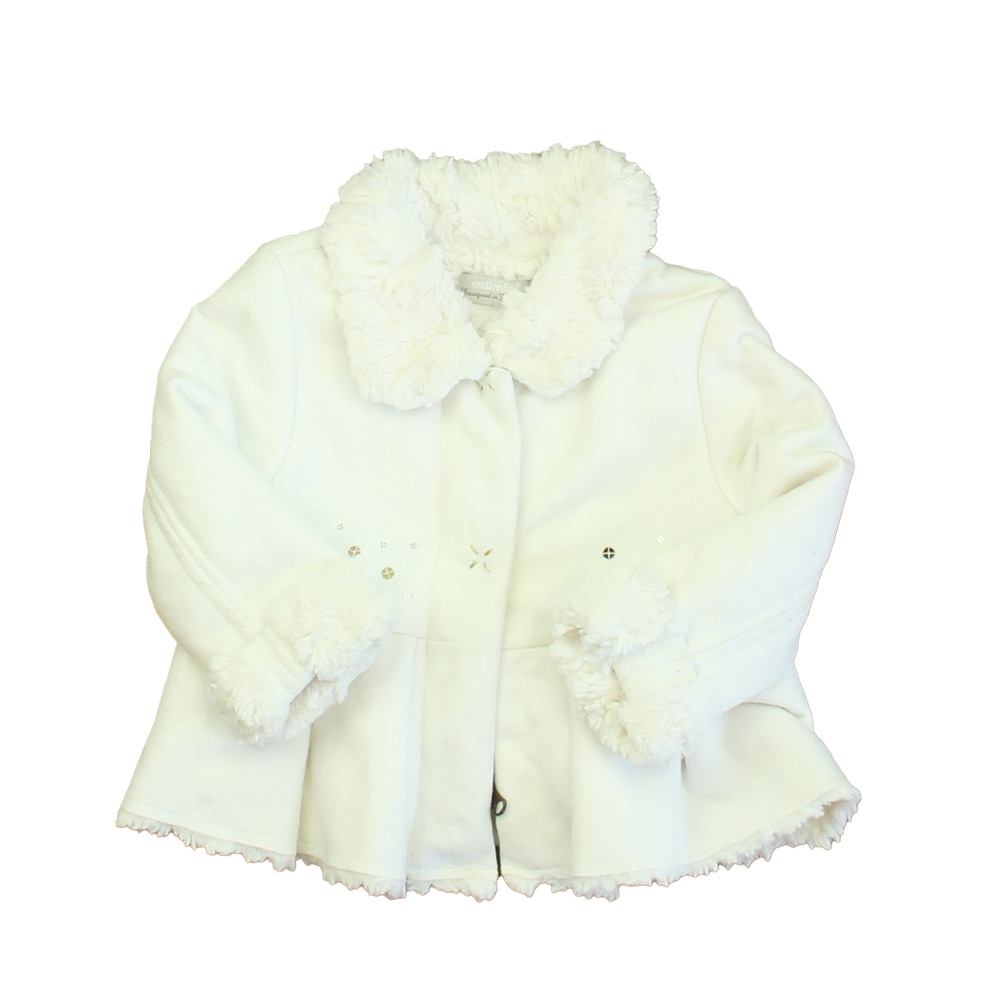 Catimini Girls Ivory Jacket size: 18 Months